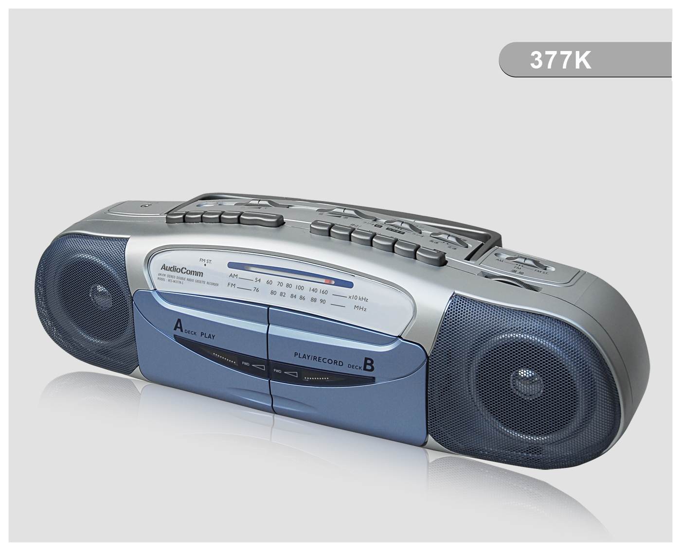 377K AM/FM DUAL CASSETTE